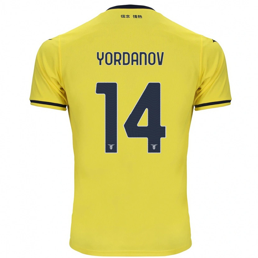 Danxen Hombre Camiseta Damyan Yordanov #14 Amarillo 2ª Equipación 2024/25 La Camisa México