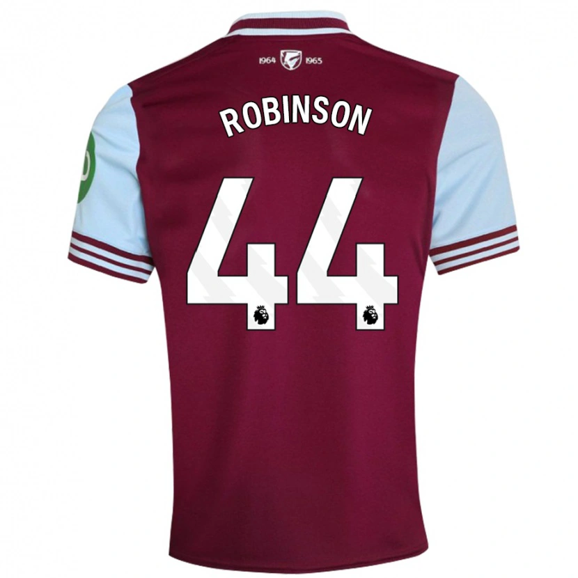 Danxen Mujer Camiseta Junior Robinson #44 Rojo Oscuro 1ª Equipación 2024/25 La Camisa México