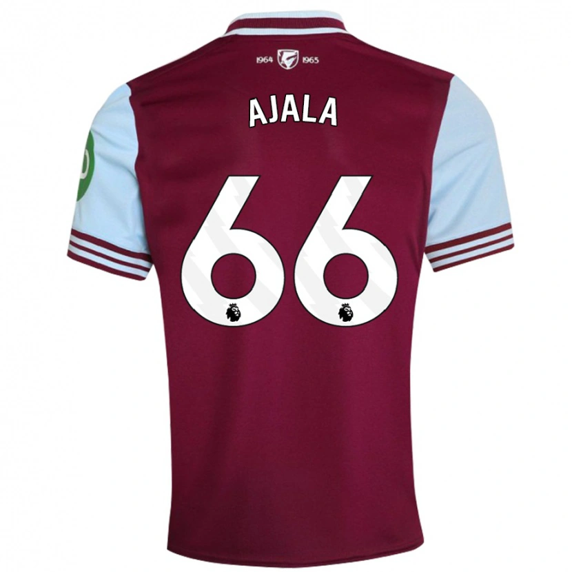 Danxen Mujer Camiseta Joshua Ajala #66 Rojo Oscuro 1ª Equipación 2024/25 La Camisa México
