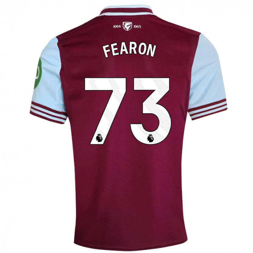 Danxen Mujer Camiseta Preston Fearon #73 Rojo Oscuro 1ª Equipación 2024/25 La Camisa México
