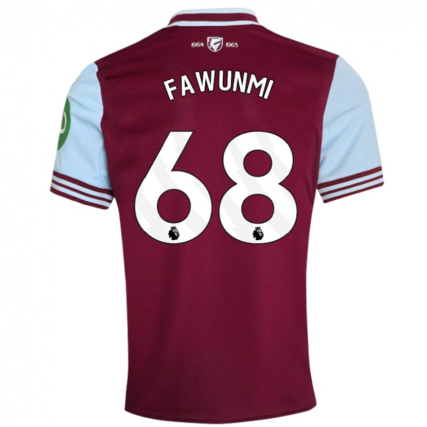 Danxen Mujer Camiseta Favour Fawunmi #68 Rojo Oscuro 1ª Equipación 2024/25 La Camisa México