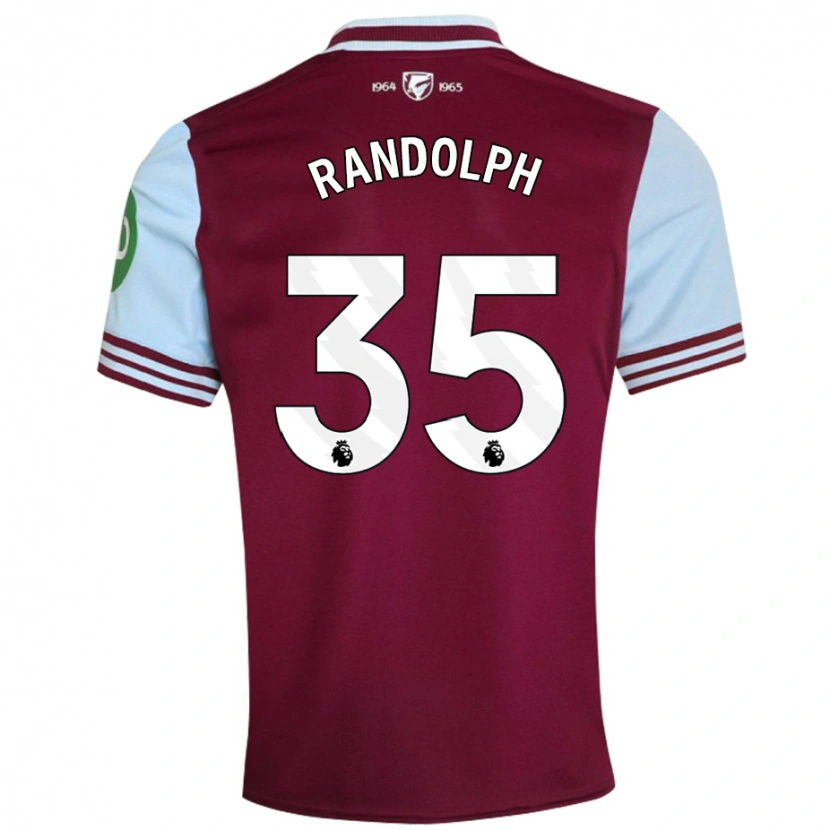 Danxen Mujer Camiseta Darren Randolph #35 Rojo Oscuro 1ª Equipación 2024/25 La Camisa México