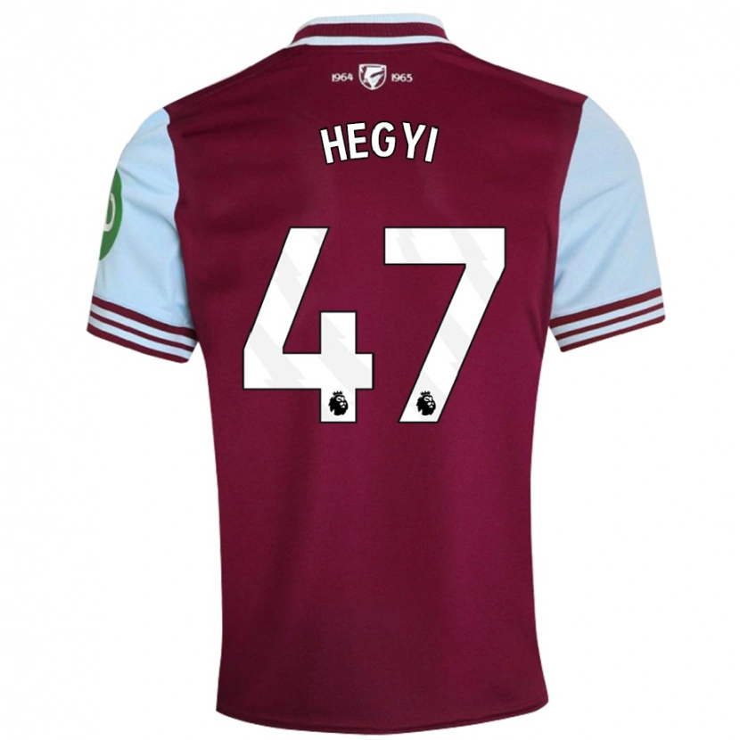 Danxen Mujer Camiseta Krisztian Hegyi #47 Rojo Oscuro 1ª Equipación 2024/25 La Camisa México