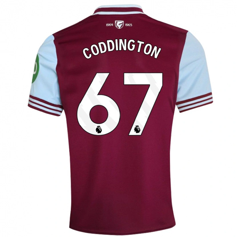 Danxen Mujer Camiseta Remy Coddington #67 Rojo Oscuro 1ª Equipación 2024/25 La Camisa México