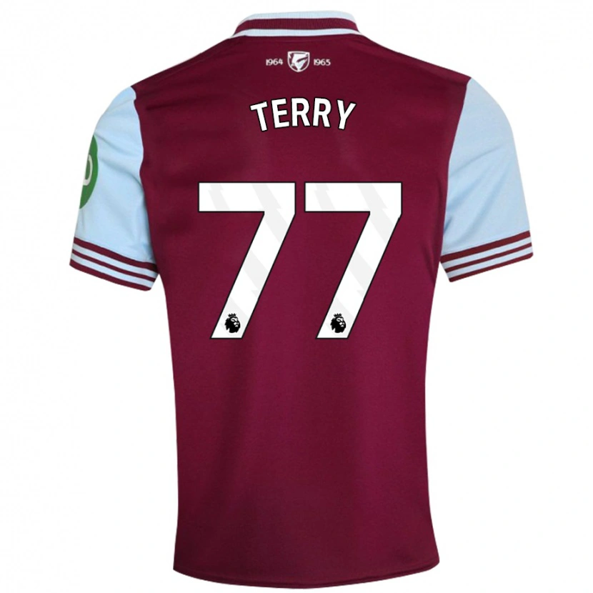 Danxen Mujer Camiseta Mason Terry #77 Rojo Oscuro 1ª Equipación 2024/25 La Camisa México