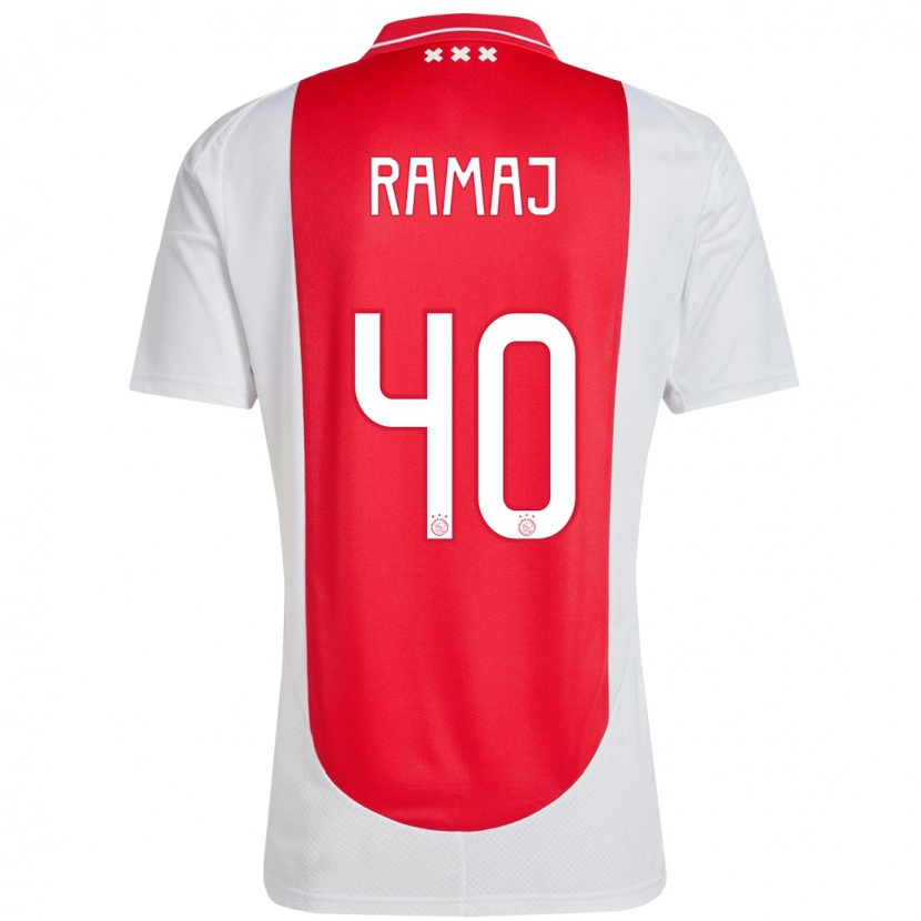 Danxen Mujer Camiseta Diant Ramaj #40 Rojo Blanco 1ª Equipación 2024/25 La Camisa México