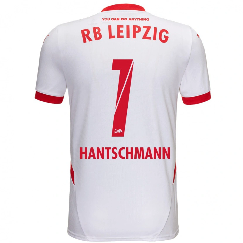 Danxen Mujer Camiseta Franz Hantschmann #1 Blanco Rojo 1ª Equipación 2024/25 La Camisa México