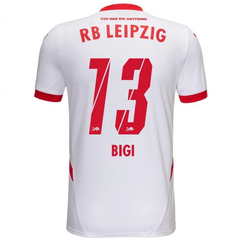 Danxen Mujer Camiseta Samim Bigi #13 Blanco Rojo 1ª Equipación 2024/25 La Camisa México