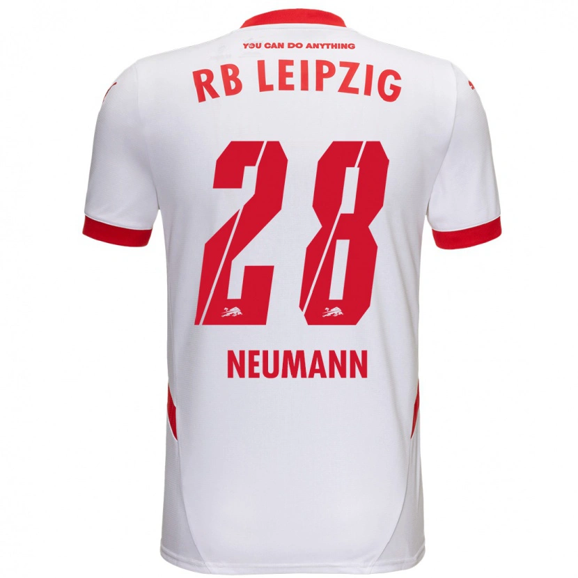 Danxen Mujer Camiseta Cenny Neumann #28 Blanco Rojo 1ª Equipación 2024/25 La Camisa México