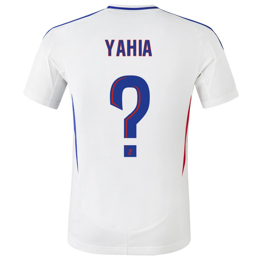Danxen Mujer Camiseta Kelyan Yahia #0 Blanco Azul 1ª Equipación 2024/25 La Camisa México