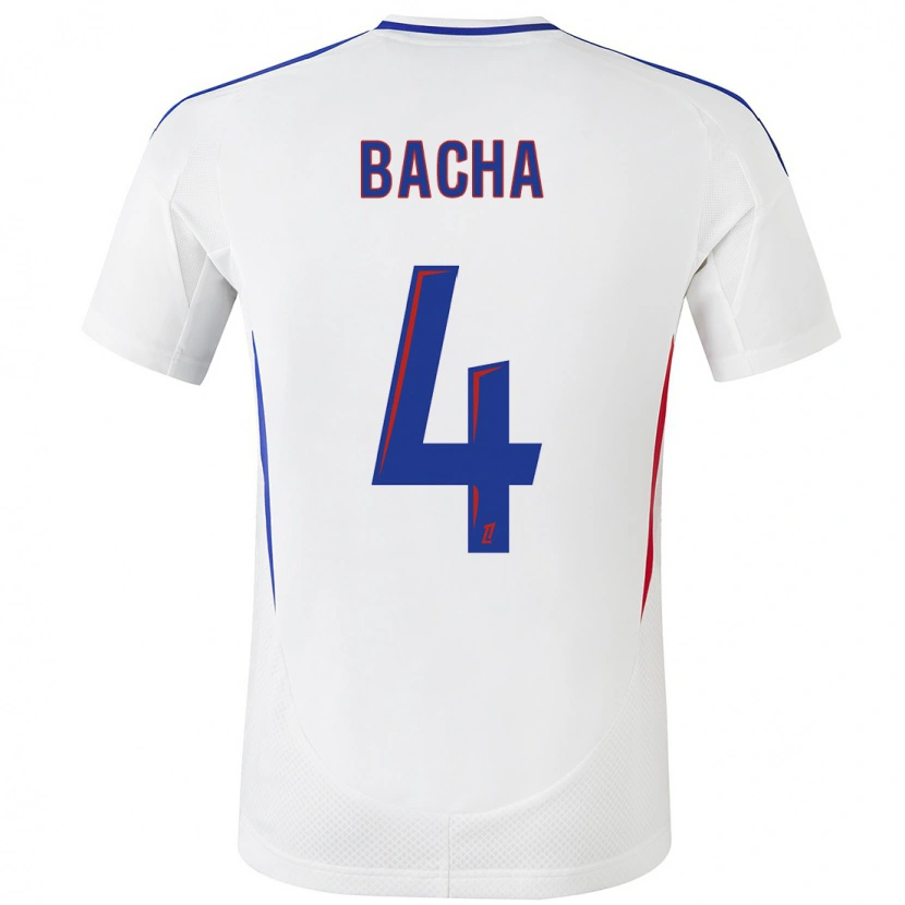 Danxen Mujer Camiseta Selma Bacha #4 Blanco Azul 1ª Equipación 2024/25 La Camisa México