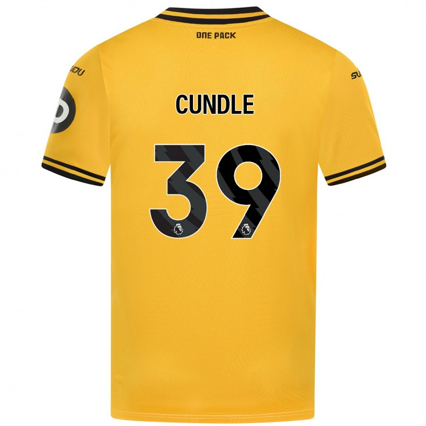 Danxen Mujer Camiseta Luke Cundle #39 Amarillo 1ª Equipación 2024/25 La Camisa México
