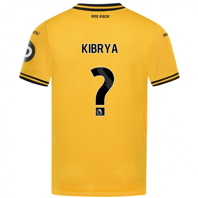 Danxen Mujer Camiseta Lucas Kibrya #0 Amarillo 1ª Equipación 2024/25 La Camisa México