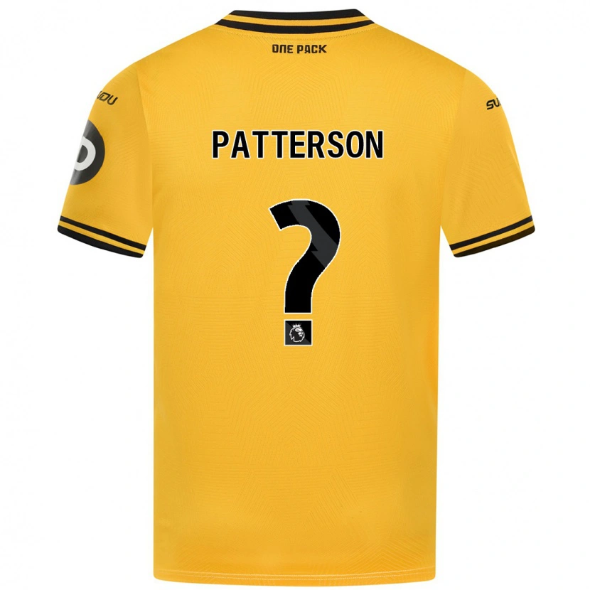 Danxen Mujer Camiseta Lennon Patterson #0 Amarillo 1ª Equipación 2024/25 La Camisa México