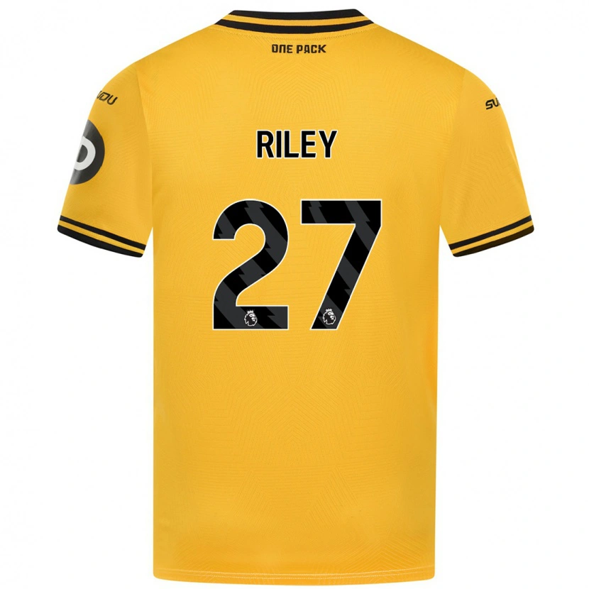 Danxen Mujer Camiseta Lauren Riley #27 Amarillo 1ª Equipación 2024/25 La Camisa México