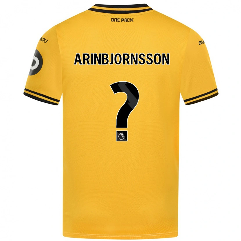 Danxen Mujer Camiseta Palmi Arinbjornsson #0 Amarillo 1ª Equipación 2024/25 La Camisa México