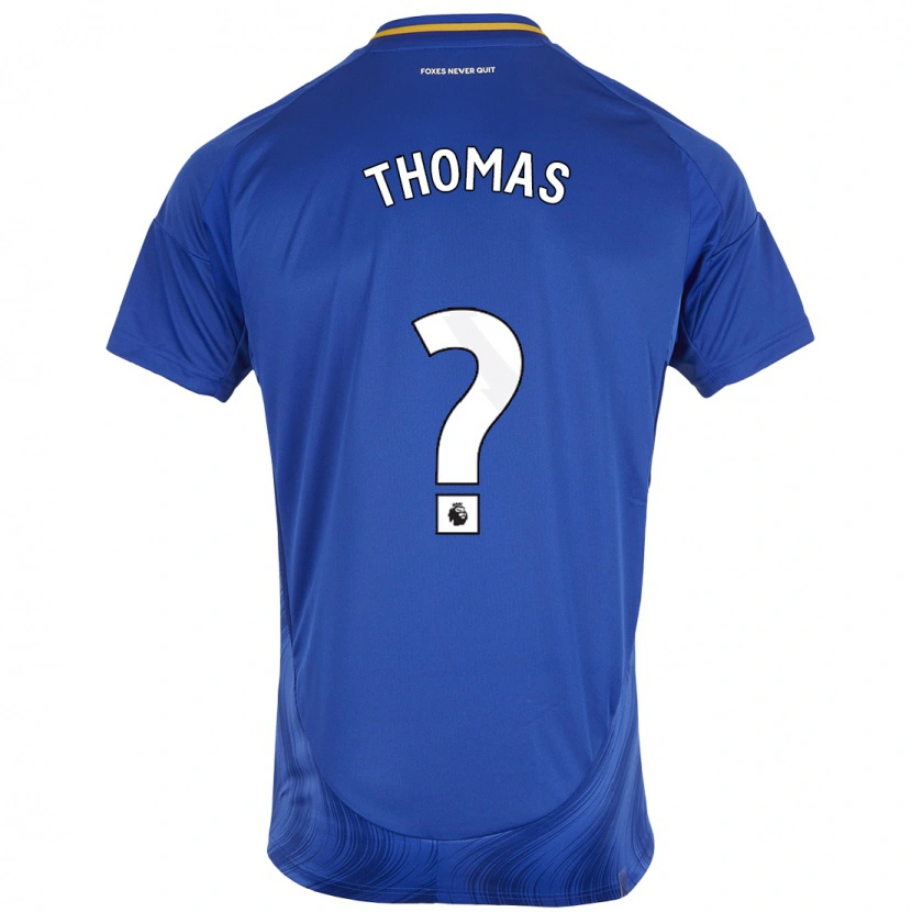 Danxen Mujer Camiseta Tristan Thomas #0 Azul Blanco 1ª Equipación 2024/25 La Camisa México