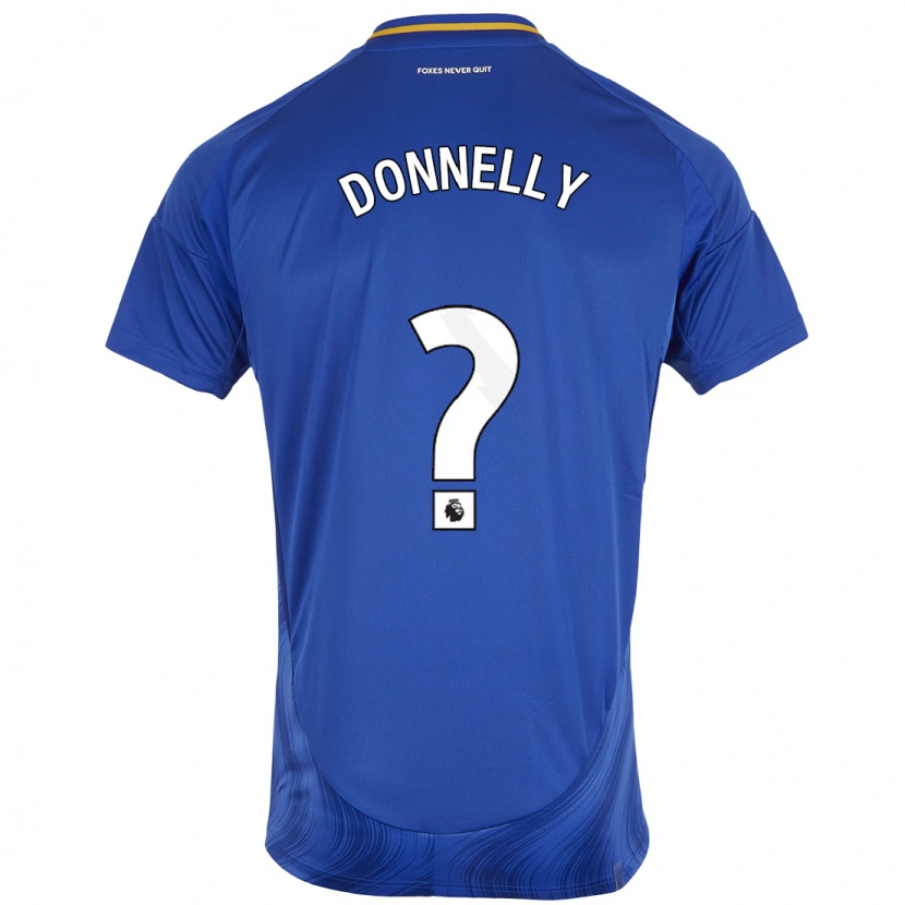 Danxen Mujer Camiseta Ryan Donnelly #0 Azul Blanco 1ª Equipación 2024/25 La Camisa México