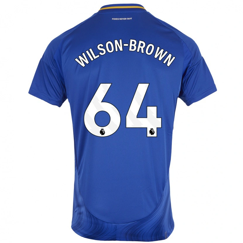 Danxen Mujer Camiseta Tom Wilson-Brown #64 Azul Blanco 1ª Equipación 2024/25 La Camisa México