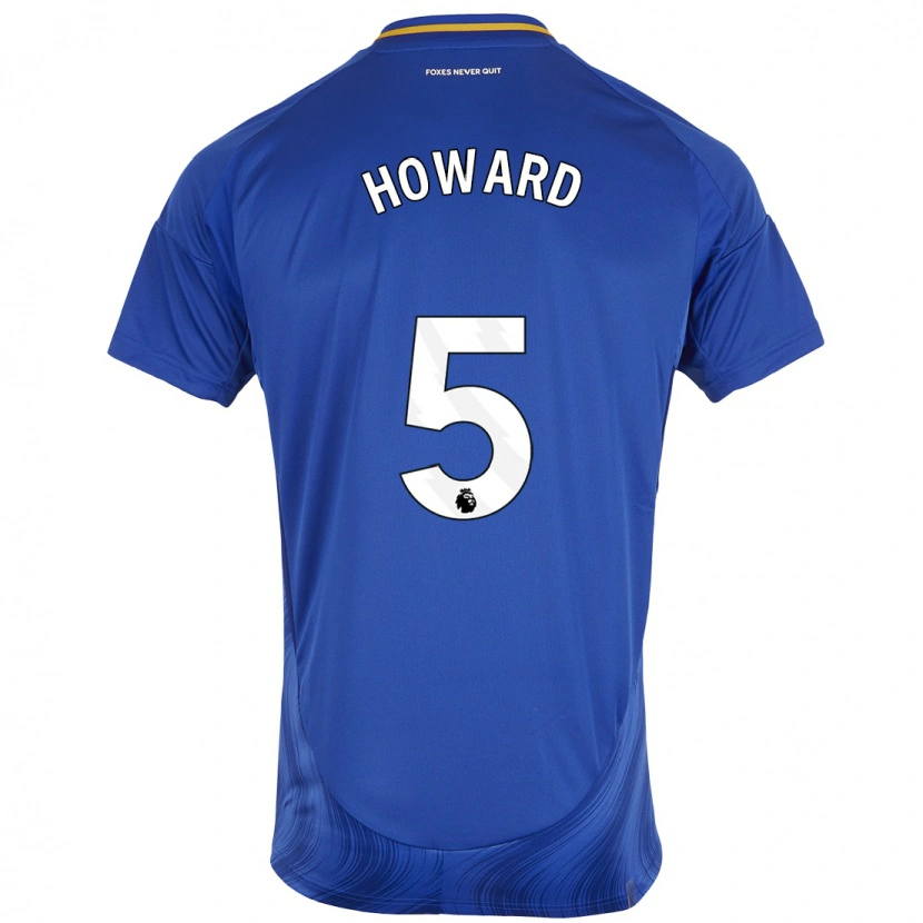 Danxen Mujer Camiseta Sophie Howard #5 Azul Blanco 1ª Equipación 2024/25 La Camisa México