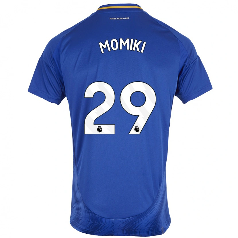 Danxen Mujer Camiseta Yuka Momiki #29 Azul Blanco 1ª Equipación 2024/25 La Camisa México