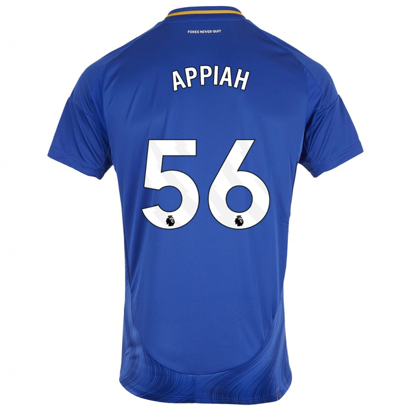 Danxen Mujer Camiseta Paul Appiah #56 Azul Blanco 1ª Equipación 2024/25 La Camisa México