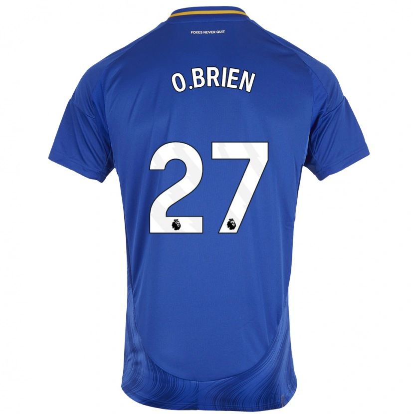 Danxen Mujer Camiseta Shannon O.brien #27 Azul Blanco 1ª Equipación 2024/25 La Camisa México
