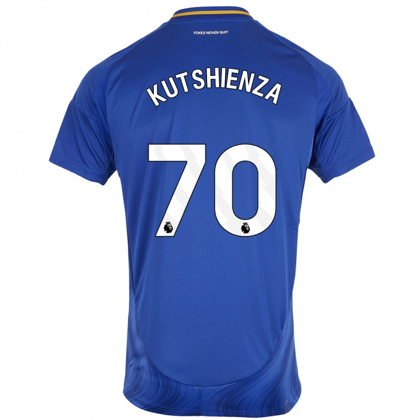 Danxen Mujer Camiseta Jesper Kutshienza #70 Azul Blanco 1ª Equipación 2024/25 La Camisa México