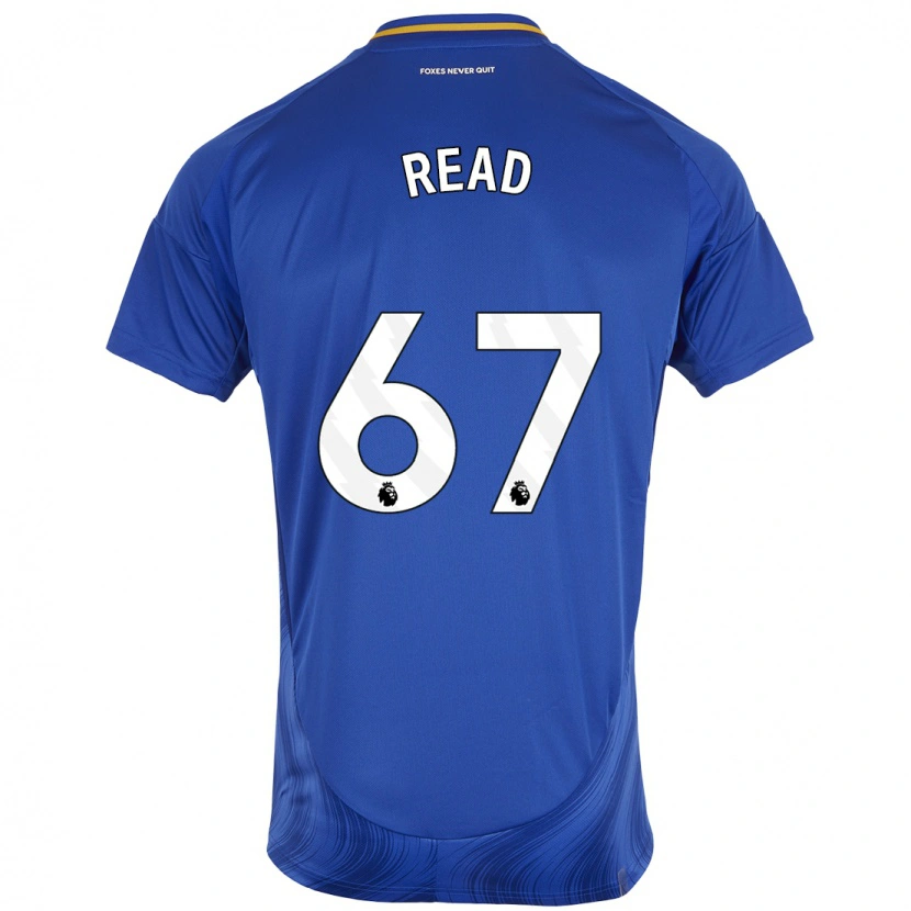 Danxen Mujer Camiseta Cody Read #67 Azul Blanco 1ª Equipación 2024/25 La Camisa México