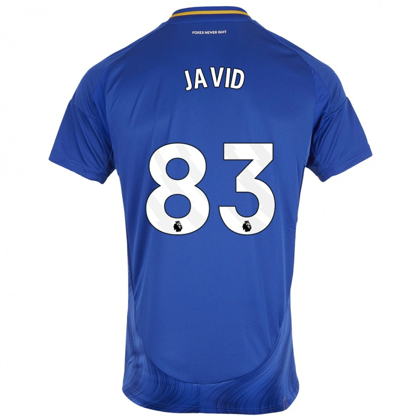 Danxen Mujer Camiseta Abdullah Javid #83 Azul Blanco 1ª Equipación 2024/25 La Camisa México