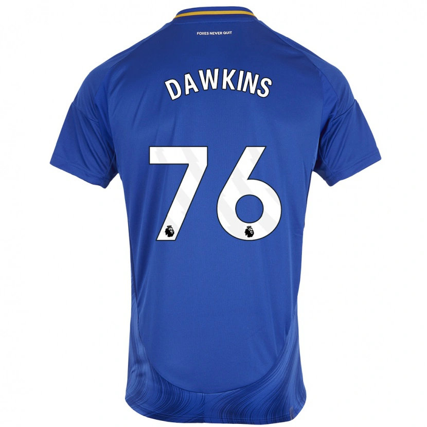 Danxen Mujer Camiseta Kartell Dawkins #76 Azul Blanco 1ª Equipación 2024/25 La Camisa México