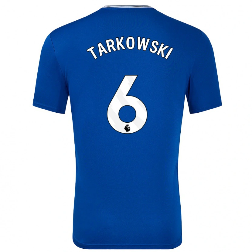 Danxen Mujer Camiseta James Tarkowski #6 Azul Con 1ª Equipación 2024/25 La Camisa México