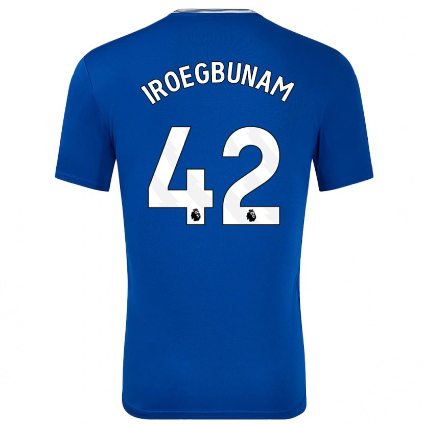 Danxen Mujer Camiseta Tim Iroegbunam #42 Azul Con 1ª Equipación 2024/25 La Camisa México