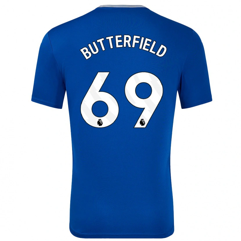 Danxen Mujer Camiseta Luke Butterfield #69 Azul Con 1ª Equipación 2024/25 La Camisa México