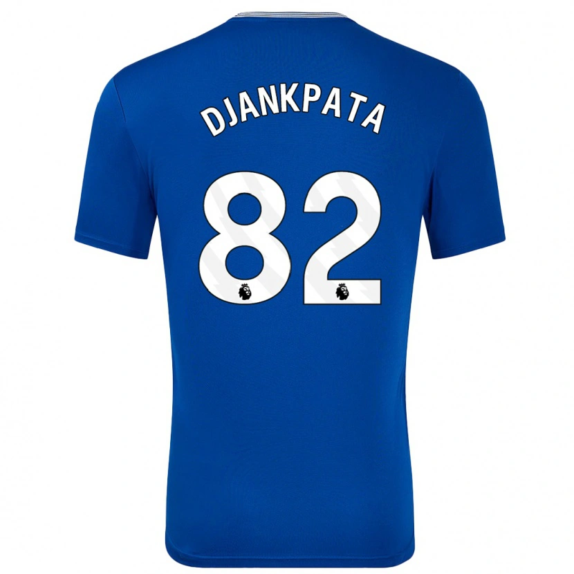 Danxen Mujer Camiseta Halid Djankpata #82 Azul Con 1ª Equipación 2024/25 La Camisa México