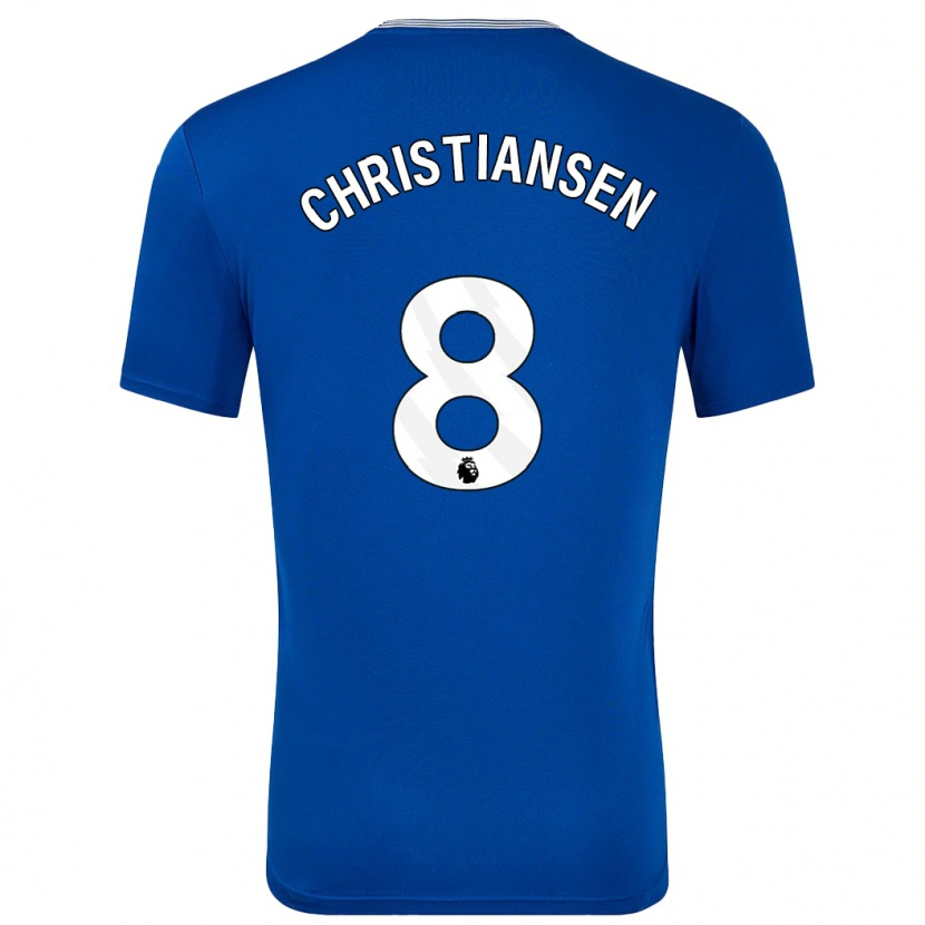 Danxen Mujer Camiseta Izzy Christiansen #8 Azul Con 1ª Equipación 2024/25 La Camisa México