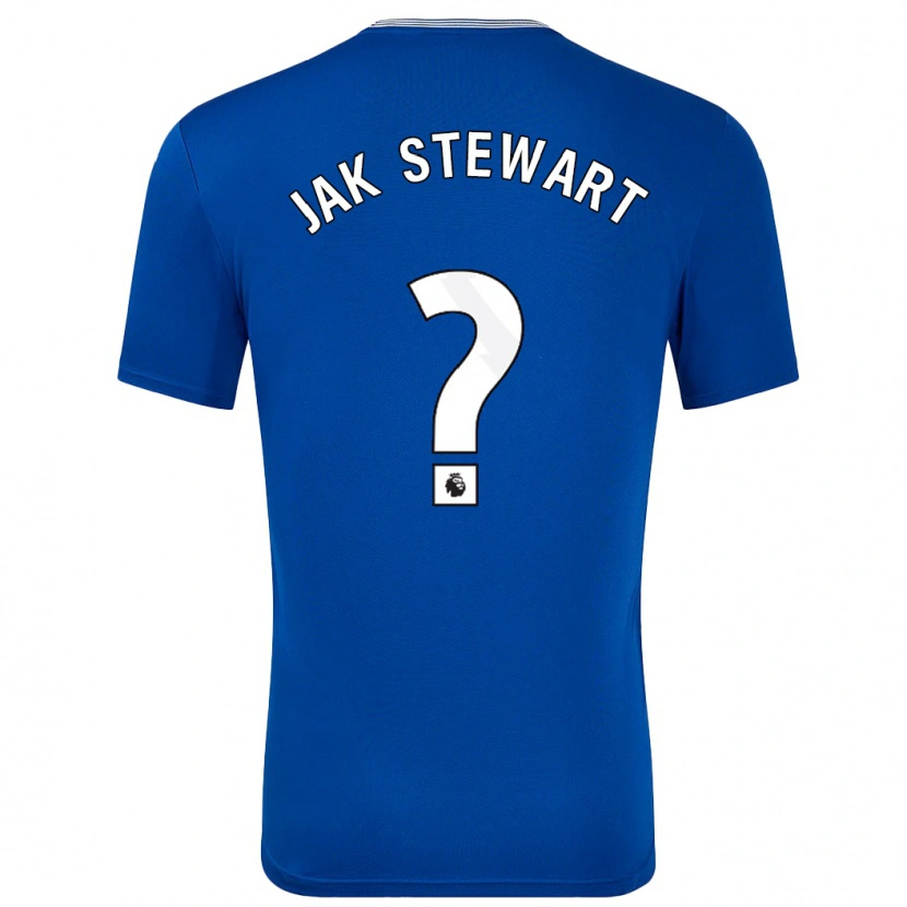 Danxen Mujer Camiseta Jak Stewart #0 Azul Con 1ª Equipación 2024/25 La Camisa México
