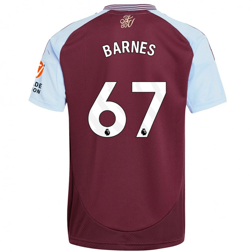 Danxen Mujer Camiseta Mikell Barnes #67 Borgoña Azul Cielo 1ª Equipación 2024/25 La Camisa México