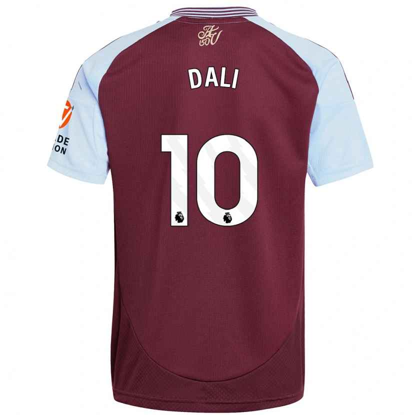 Danxen Mujer Camiseta Kenza Dali #10 Borgoña Azul Cielo 1ª Equipación 2024/25 La Camisa México