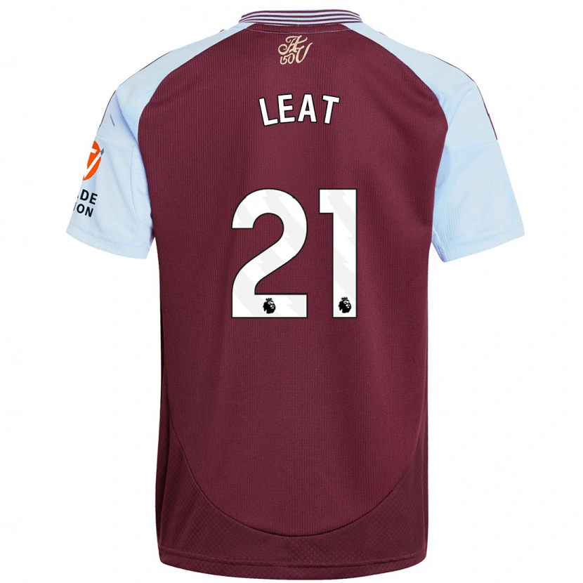 Danxen Mujer Camiseta Anna Leat #21 Borgoña Azul Cielo 1ª Equipación 2024/25 La Camisa México