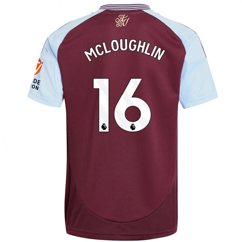 Danxen Mujer Camiseta Olivia Mcloughlin #16 Borgoña Azul Cielo 1ª Equipación 2024/25 La Camisa México