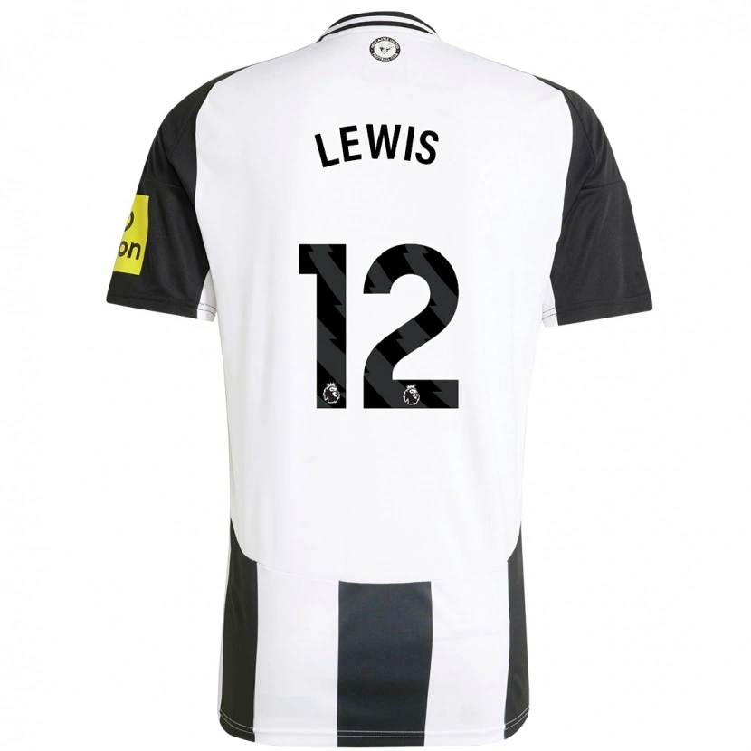 Danxen Mujer Camiseta Jamal Lewis #12 Blanco Negro 1ª Equipación 2024/25 La Camisa México