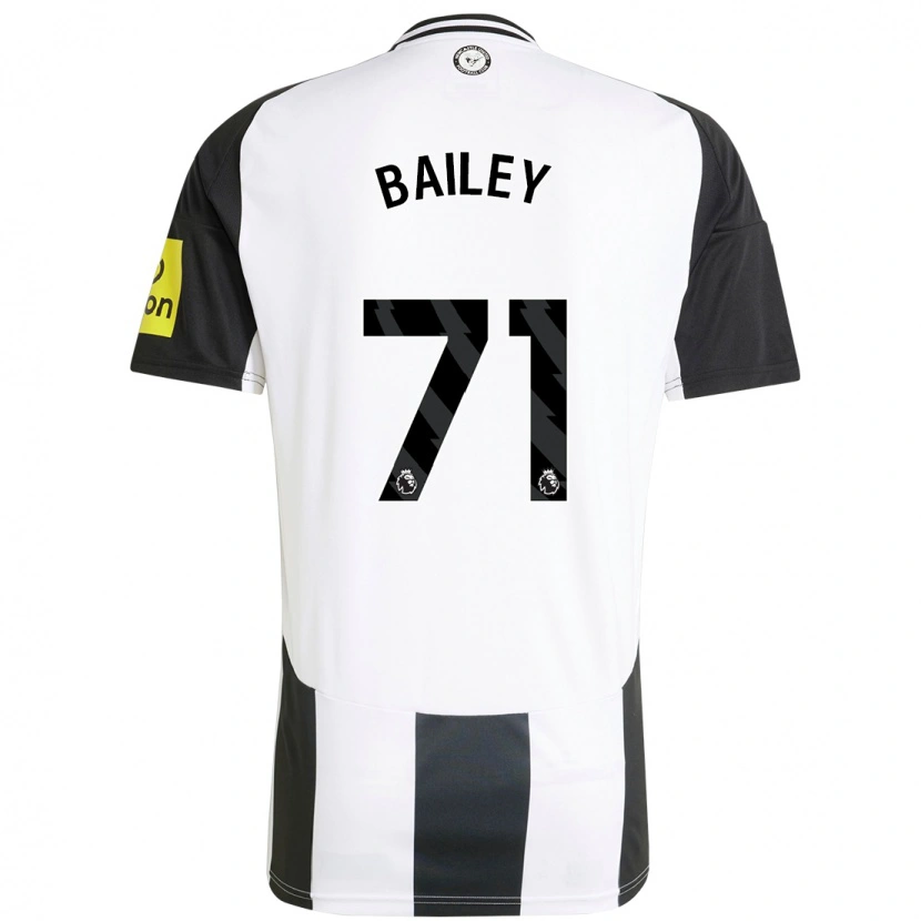 Danxen Mujer Camiseta Scott Bailey #71 Blanco Negro 1ª Equipación 2024/25 La Camisa México