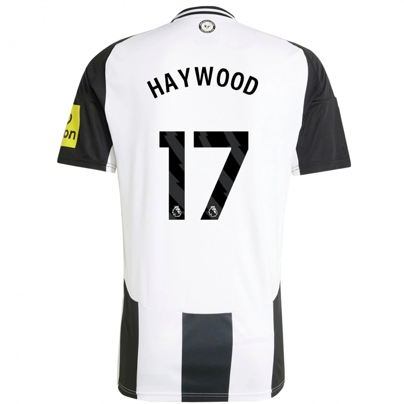 Danxen Mujer Camiseta Sophie Haywood #17 Blanco Negro 1ª Equipación 2024/25 La Camisa México