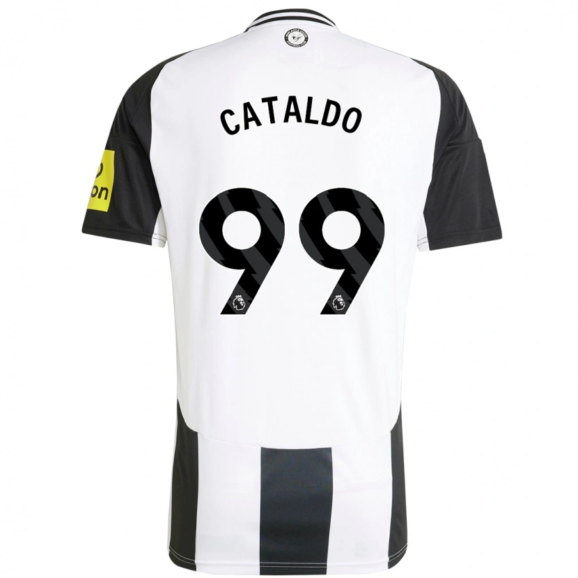 Danxen Mujer Camiseta Lia Cataldo #99 Blanco Negro 1ª Equipación 2024/25 La Camisa México