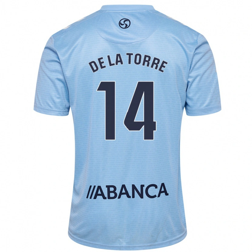 Danxen Mujer Camiseta Luca De La Torre #14 Azul Cielo 1ª Equipación 2024/25 La Camisa México