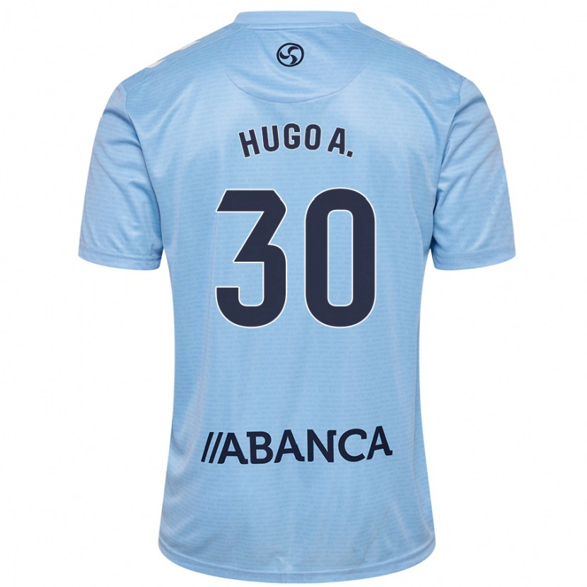 Danxen Mujer Camiseta Hugo Álvarez #30 Azul Cielo 1ª Equipación 2024/25 La Camisa México