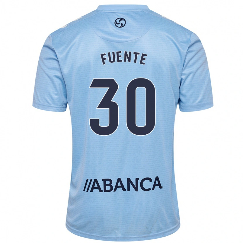 Danxen Mujer Camiseta Mario Fuente #30 Azul Cielo 1ª Equipación 2024/25 La Camisa México