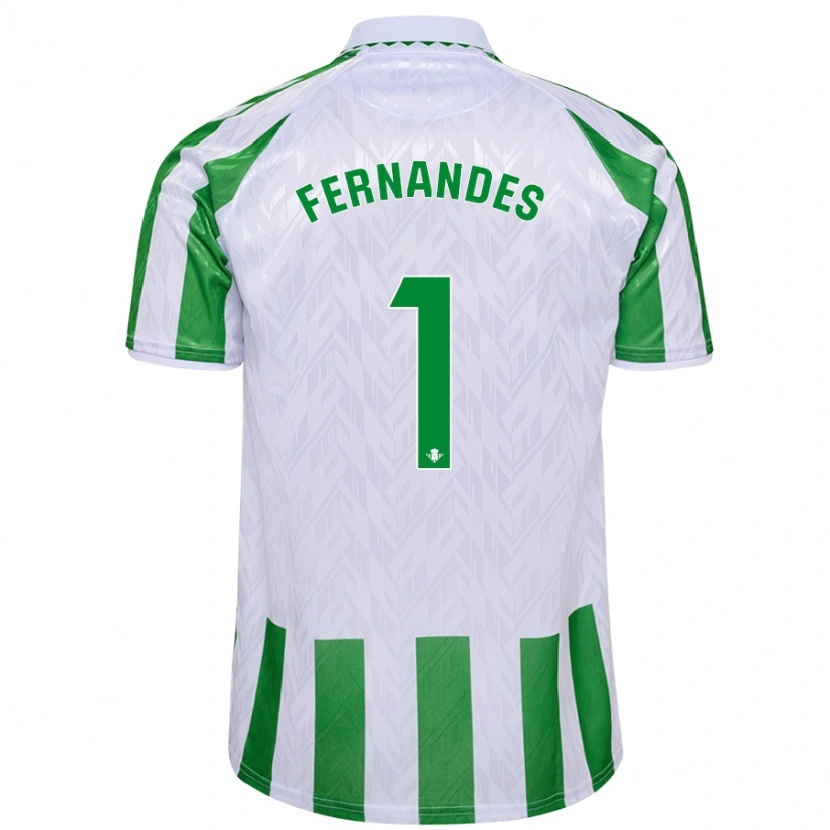 Danxen Mujer Camiseta Guilherme Fernandes #1 Verde Rayas Blancas 1ª Equipación 2024/25 La Camisa México