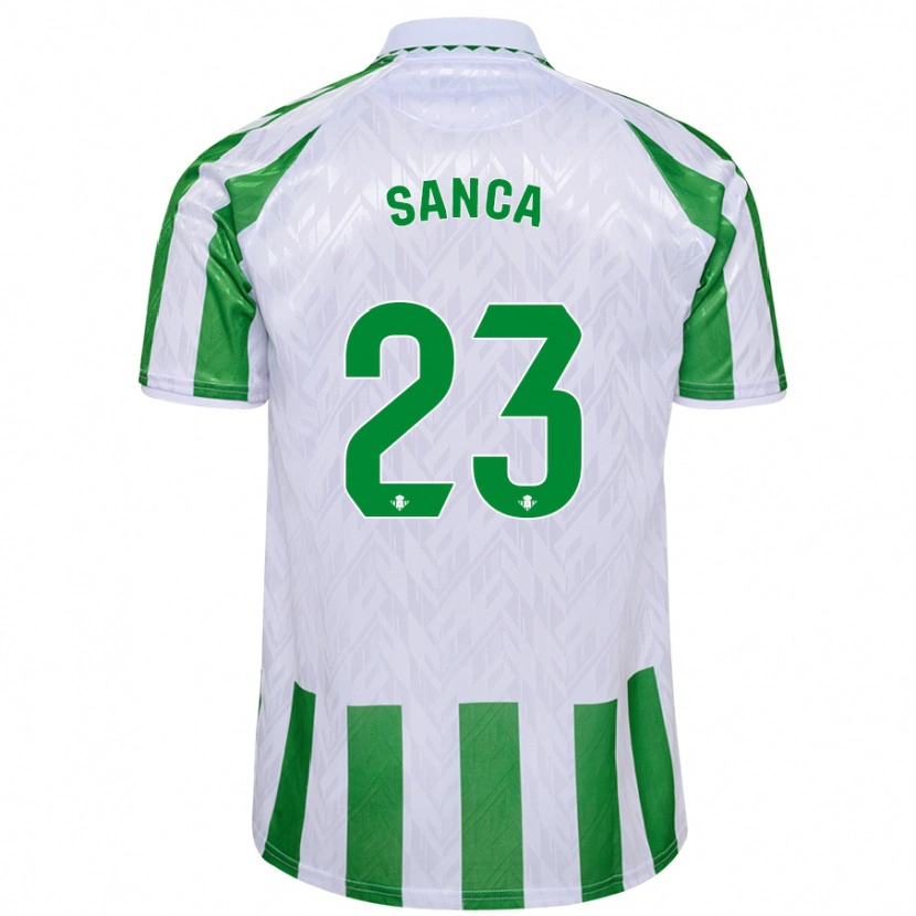 Danxen Mujer Camiseta Marciano Sanca #23 Verde Rayas Blancas 1ª Equipación 2024/25 La Camisa México